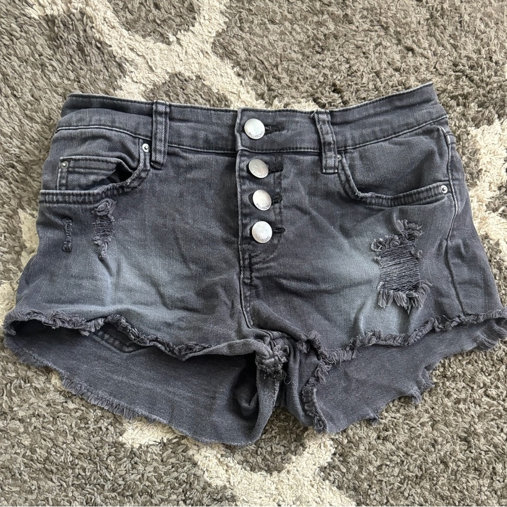 Billabong Black Denim Shorts 24